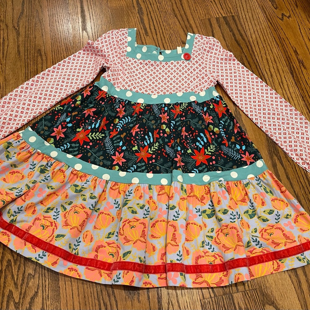 Matilda Jane Christmas dress size 12 Twins